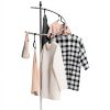 CUHMRODA Iron Rotating Garment Rack BH-014N Chrome Heavy Duty Space-3
