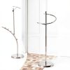 CUHMRODA Iron Rotating Garment Rack BH-014N Chrome Heavy Duty Space-1