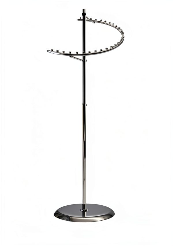CUHMRODA Iron Rotating Garment Rack BH-014N Chrome Heavy Duty Space-6