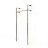 pamo Gold Wall Mounted Clothing Rack Model P-01-017 Size 1-4-1