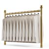Gold Fabric Display Rack by HDD503-A01 Multi‑Track Scarf Stand-4