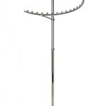 CUHMRODA Iron Rotating Garment Rack BH-014N Chrome Heavy Duty Space-0
