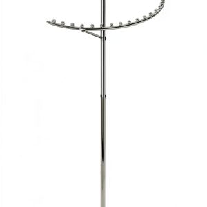 CUHMRODA Iron Rotating Garment Rack BH-014N Chrome Heavy Duty Space-0