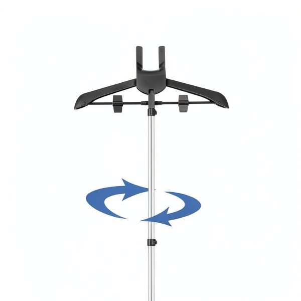 Adjustable T Shirt Display Rack Sibosen Metal Stand Space Saver-4