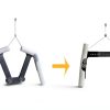 Mannequin Torso Hanger by Brogana Acrylic Display Rack, Detachable-3