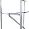 Clothing Rack SSWBasics Chrome Double Rod Retail Store-1