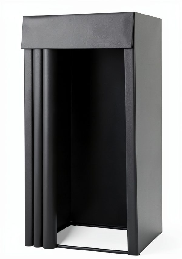 VEVOR Portable Privacy Changing Room Square Frame Black 39x39x78-0
