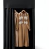 VEVOR Portable Privacy Changing Room Square Frame Black 39x39x78-3