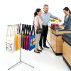 DECORDEEP Heavy Duty Portable Tote Bag Display Stand SBR01DD Powder-3