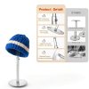 Clear Adjustable Acrylic Hat Stand by SHUNKAIZS – 8‑16 in Pedestal-4
