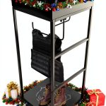 Generic Police Gear Rack Extra Large Black Steel Free‑Standing Rack-0