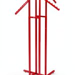 Store Supply Warehouse Hot Pink 4‑Way Clothing Rack – Sleek Display-0