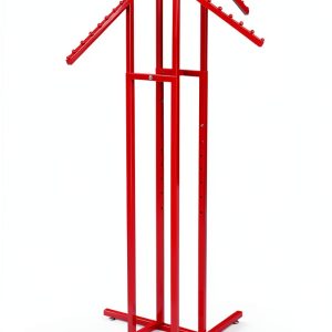 Store Supply Warehouse Hot Pink 4‑Way Clothing Rack – Sleek Display-0