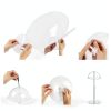 Clear Adjustable Acrylic Hat Stand by SHUNKAIZS – 8‑16 in Pedestal-5