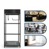 Generic Police Gear Rack Extra Large Black Steel Free‑Standing Rack-7