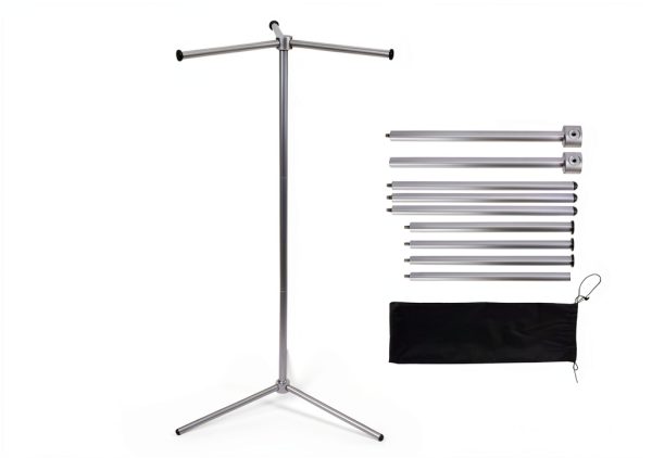 DECORDEEP Heavy Duty Portable Tote Bag Display Stand SBR01DD Powder-1