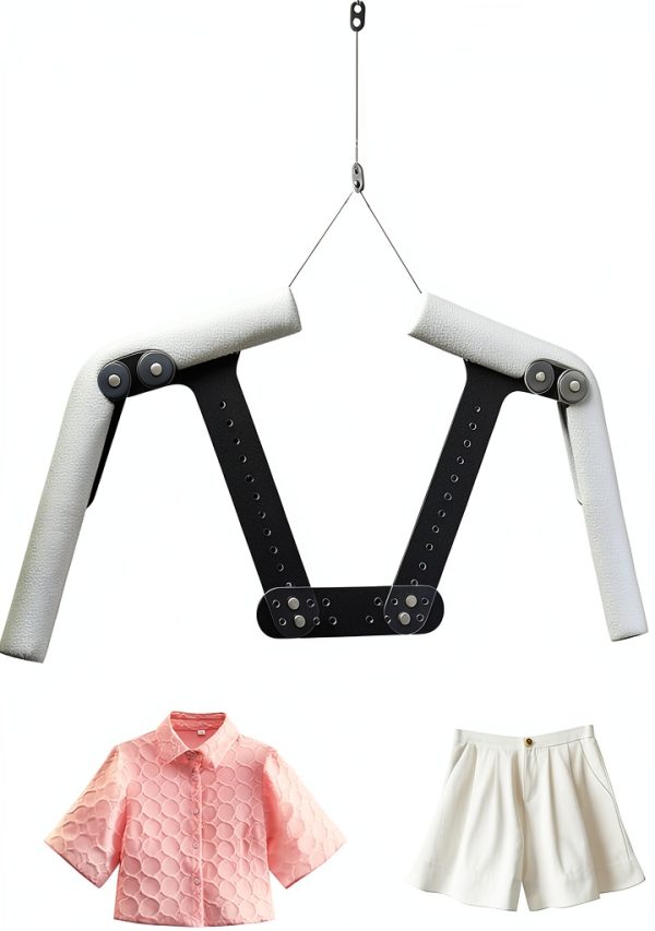 Mannequin Torso Hanger by Brogana Acrylic Display Rack, Detachable-0