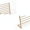 BIFCIOFH Gold Metal Scarf Rack Stand 10 Shelf Organizer 120cm-3