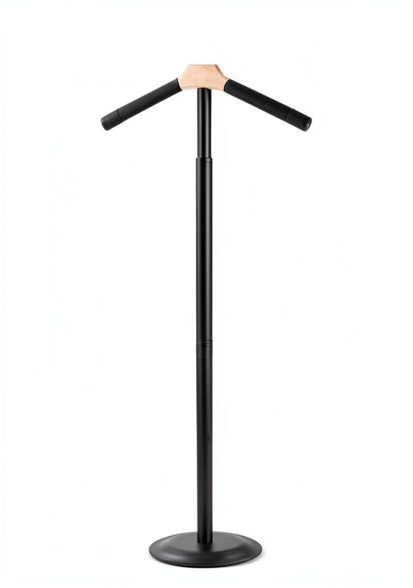 HOME RIGHT Adjustable Metal Clothes Rack 2‑Pack Black Free‑Standing-5