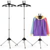 Adjustable T Shirt Display Rack Sibosen Metal Stand Space Saver-0