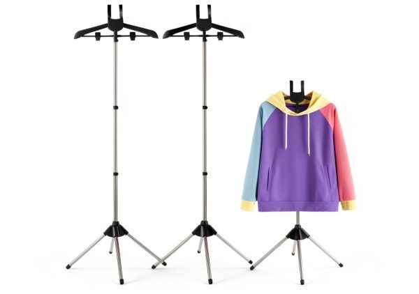 Adjustable T Shirt Display Rack Sibosen Metal Stand Space Saver-0