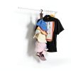 Hat Organizer for Baseball Caps Holder Closet with Clips,Good Hangers Rod Easy Storage Racks Hats(Black)-1