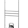 Simple Trending Garment Rack Organizer with Wheels Extendable Chrome-6