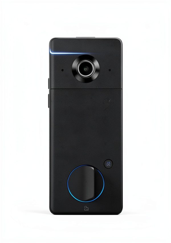 eufy Rear Lock Video Screen, Display Accessory for FamiLock S3 and S3 Max, Add-On Live View Screen for Front Door Locks, Easy Replacement or Upgrade, Real-Time Visitor Monitoring-2