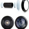 Door Viewer Peephole 220-Degree Solid Brass for Front Door with-4