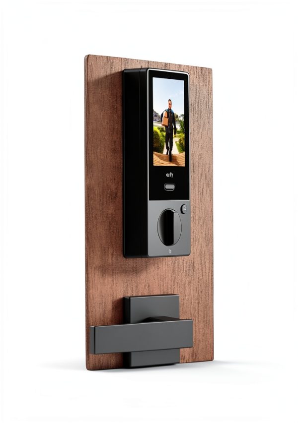 eufy Rear Lock Video Screen, Display Accessory for FamiLock S3 and S3 Max, Add-On Live View Screen for Front Door Locks, Easy Replacement or Upgrade, Real-Time Visitor Monitoring-1
