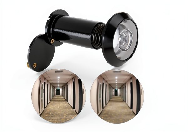 Door Viewer Peephole 220-Degree Solid Brass for Front Door with-2