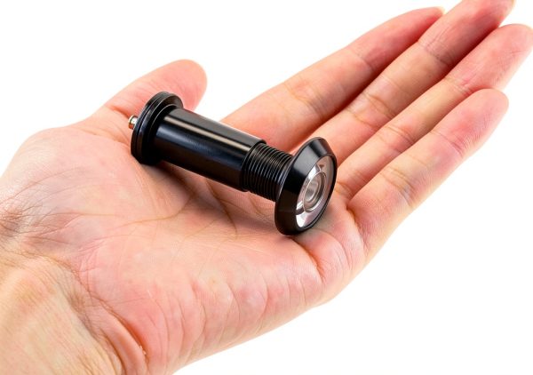 Door Viewer Peephole 220-Degree Solid Brass for Front Door with-8