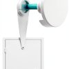Prime-Line S 5084 Fixed Door Viewer Privacy Cover, White Plastic,-2